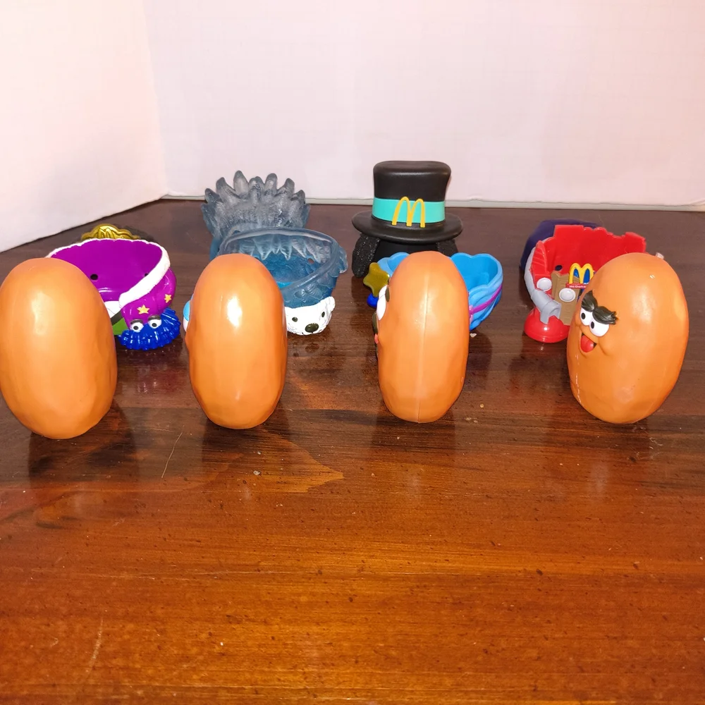 McDonald’s Happy Meal Potato Head Character Lot - Orange Figures - Picture 6 of 12